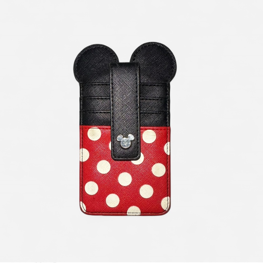 Disney Minnie mouse Black and Red Polka Dot Card Holder